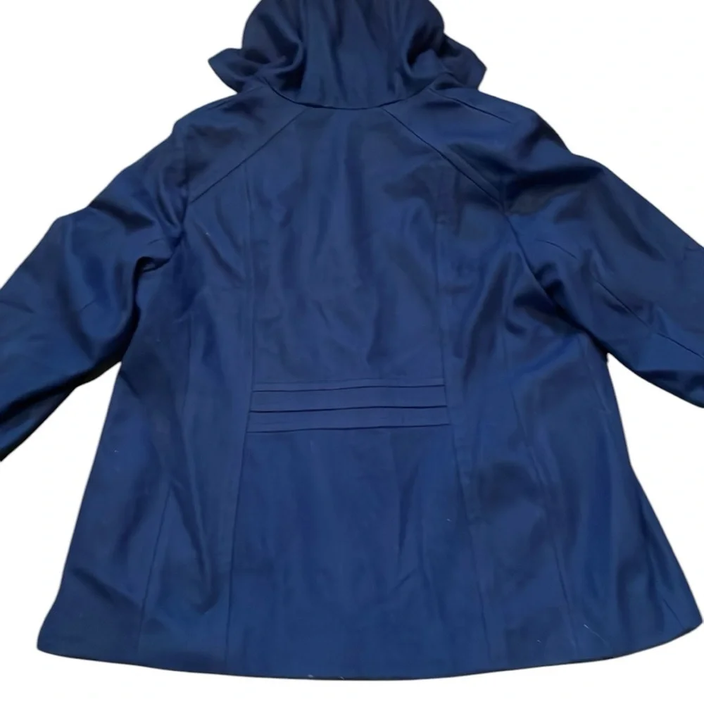 Avanti‎ Wool Blend Zipper Hooded Coat - Picture 6 of 10